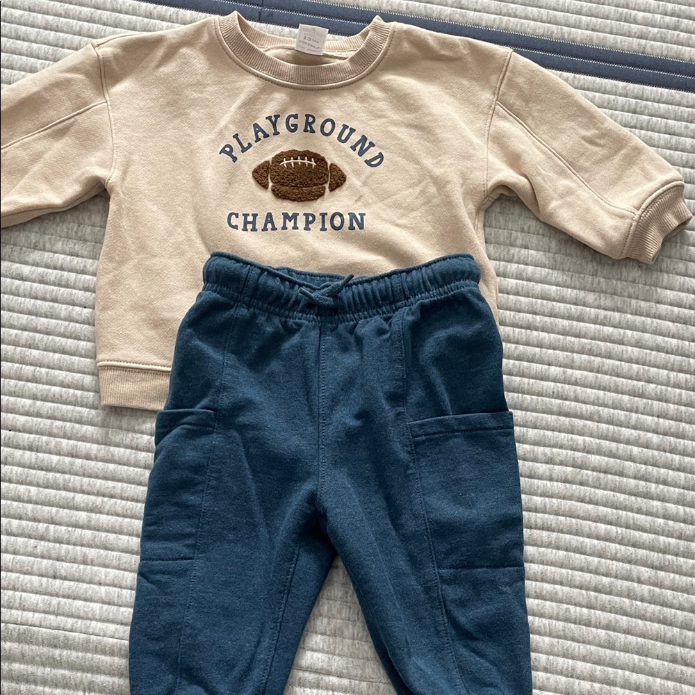 Toddler Boy matching set.